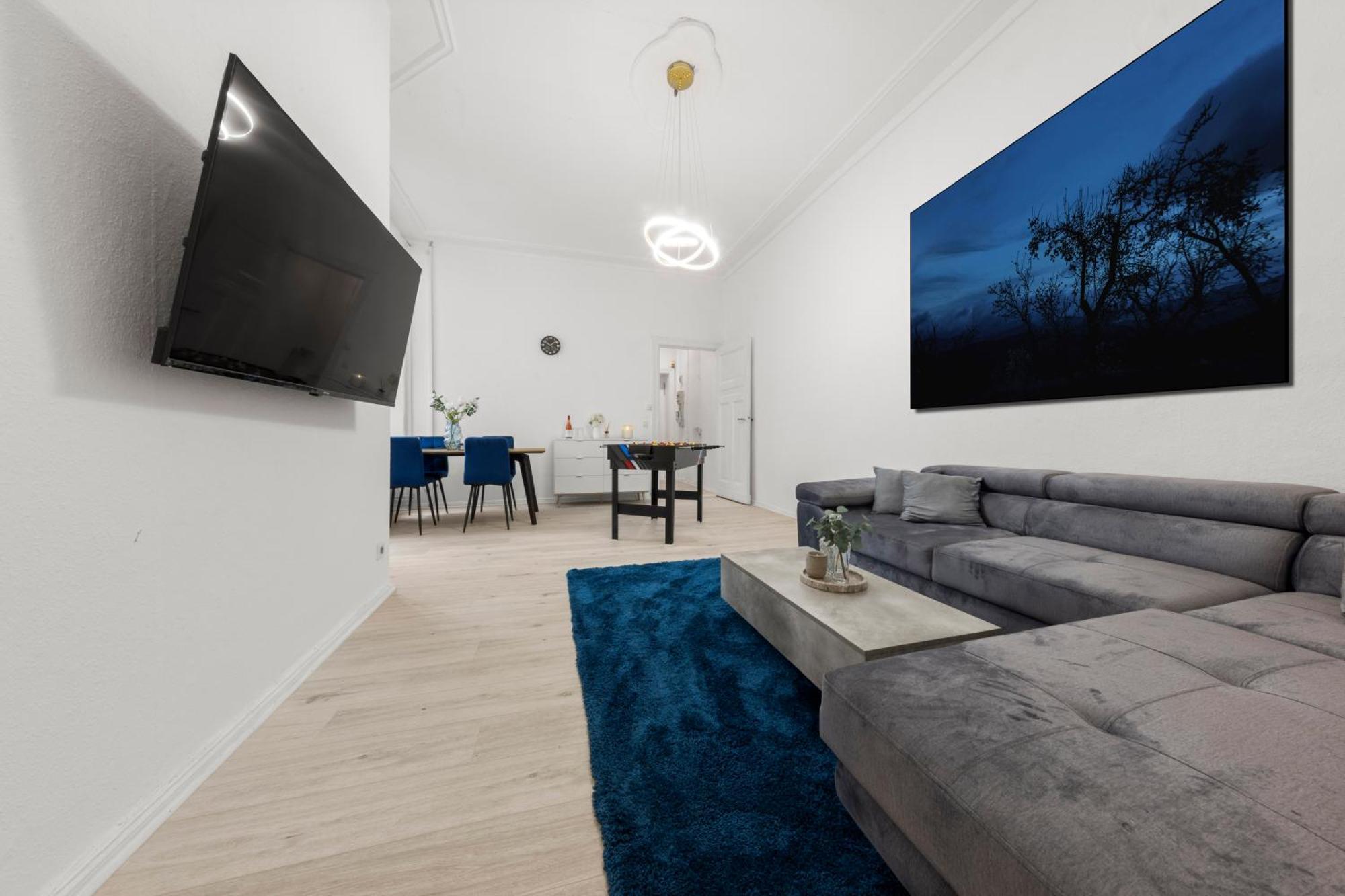62Qm2, Massageseat, Billard-Table, King-Sized Bed Apartment Berlin Exterior foto